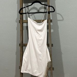 White bachelorette dress